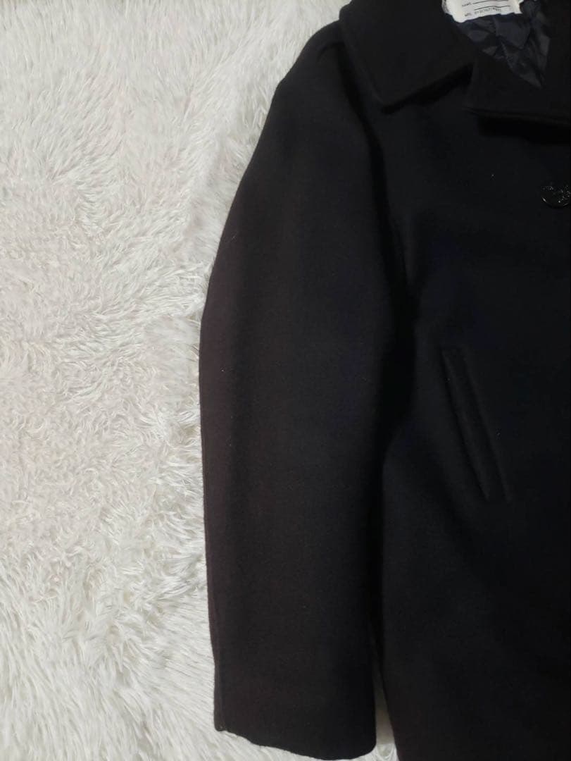 ショット ピーコート 740N USA製　希少　44サイズ ウール 黒