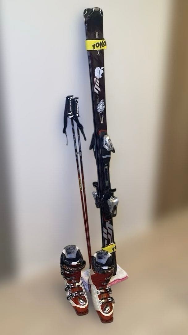 スキー３点セット　HEAD Icon TT60 SINANO SALOMON