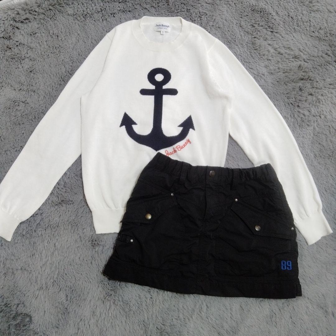 パーリーゲイツ♡ジャックバニー♡ニット&スカート♡M ゴルフ/スポーツ