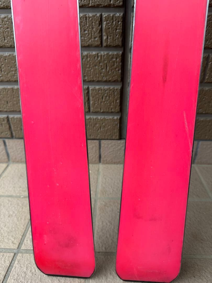 MIATA スキー板 165cm レッド バインディング付き