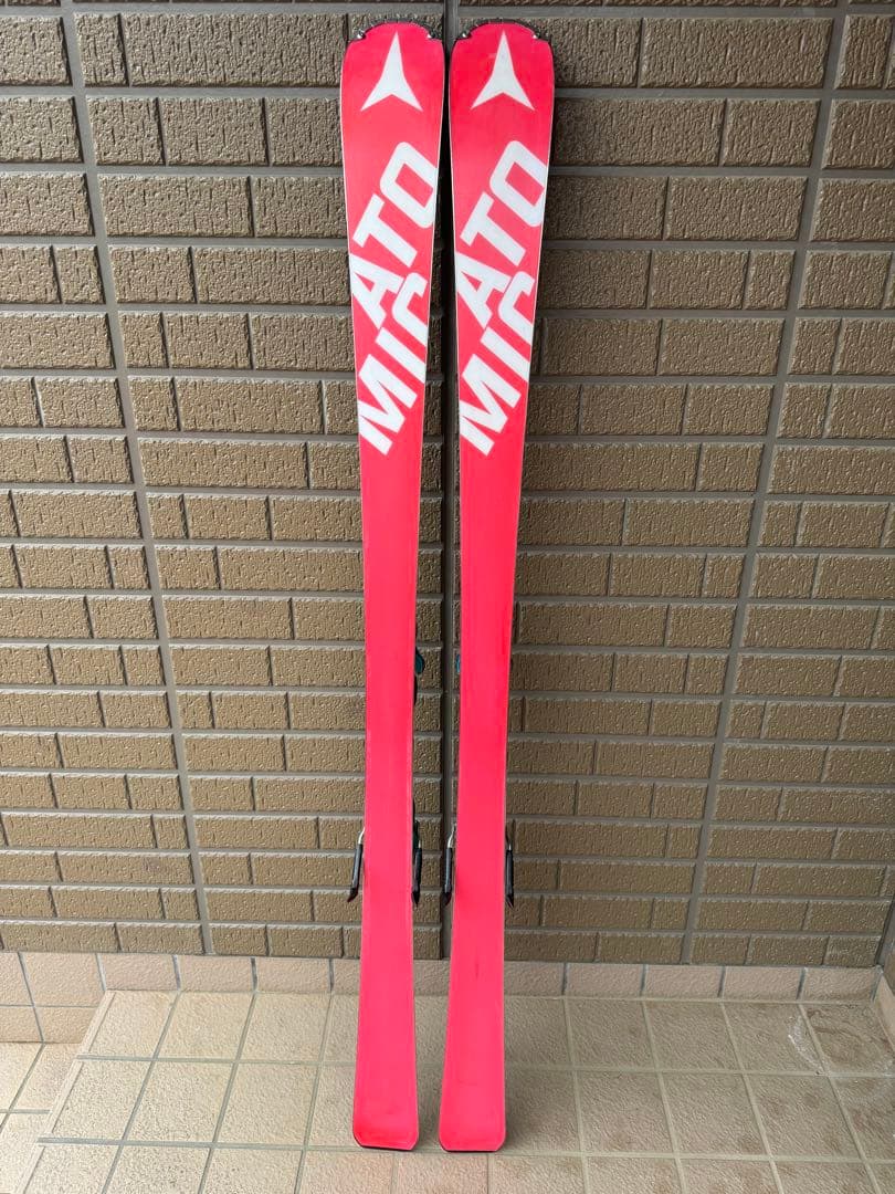 MIATA スキー板 165cm レッド バインディング付き