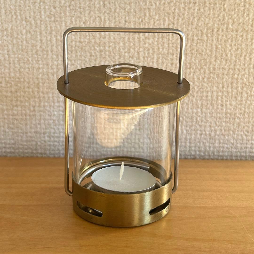 Lue 真鍮製のティーライトキャンドル・ランタン