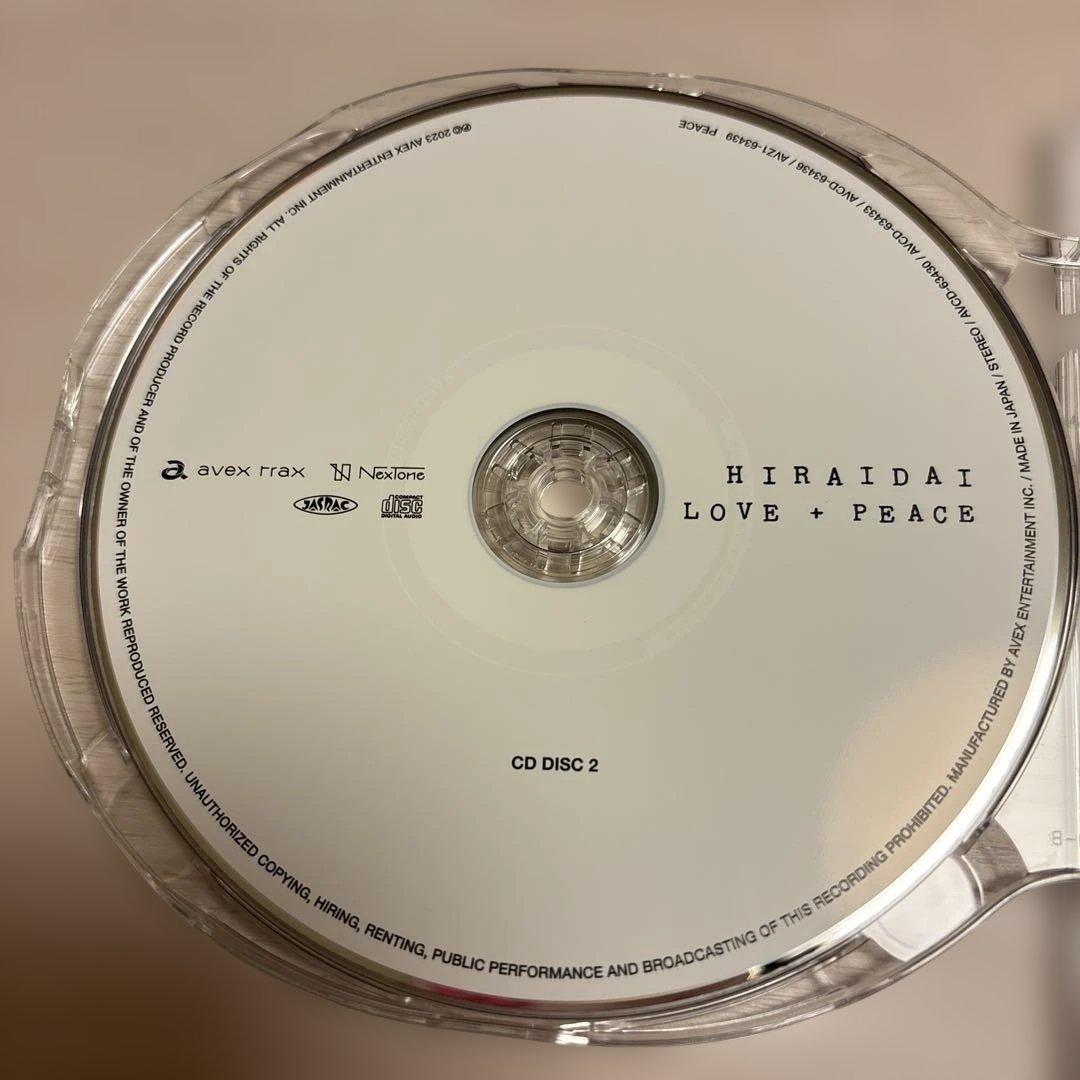 平井大　「LOVE+PEACE」(CD5枚組+Blu-ray+フォトパネル6枚)