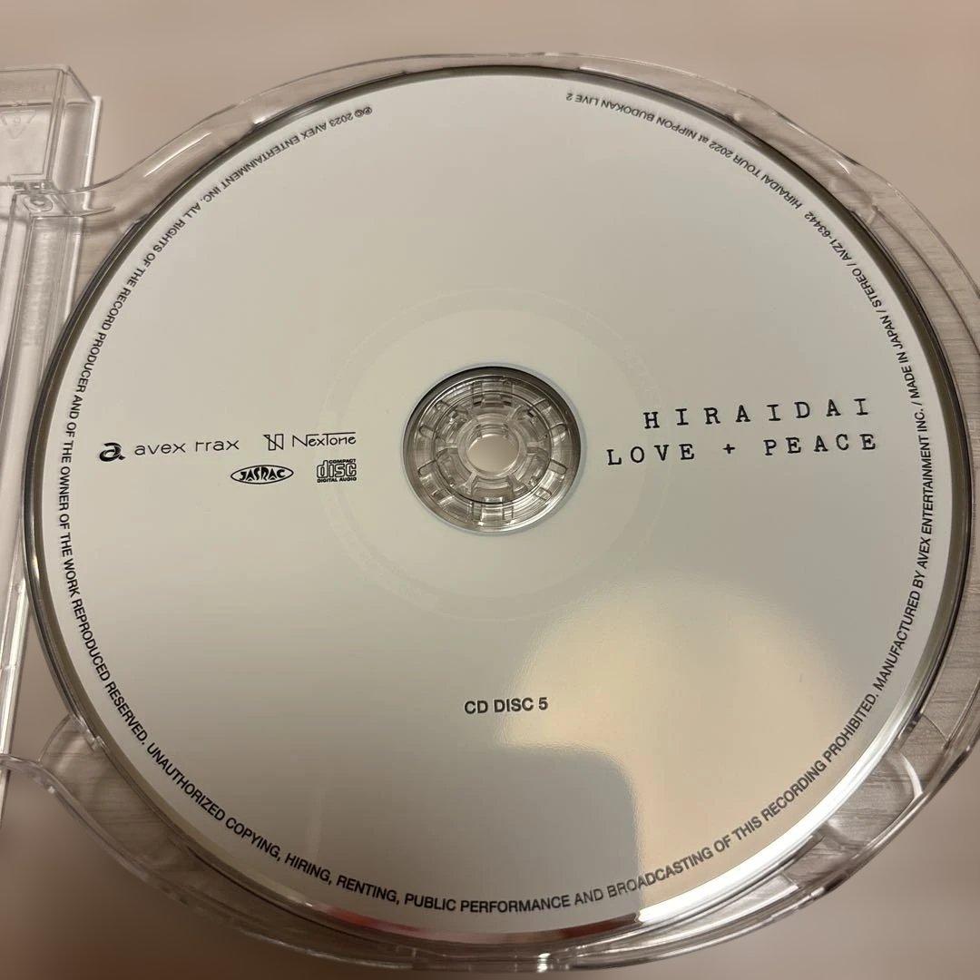 平井大　「LOVE+PEACE」(CD5枚組+Blu-ray+フォトパネル6枚)