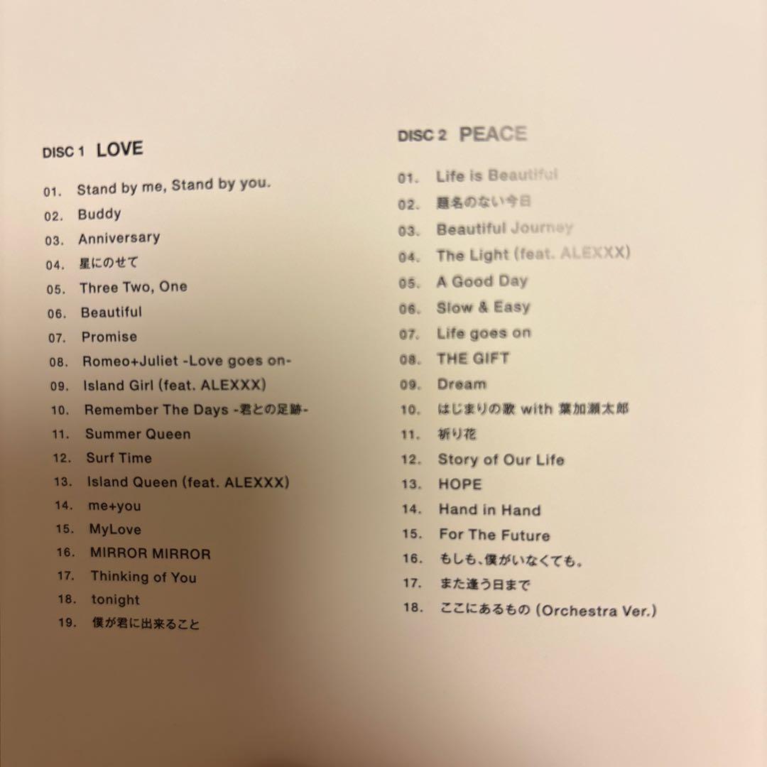 平井大　「LOVE+PEACE」(CD5枚組+Blu-ray+フォトパネル6枚)