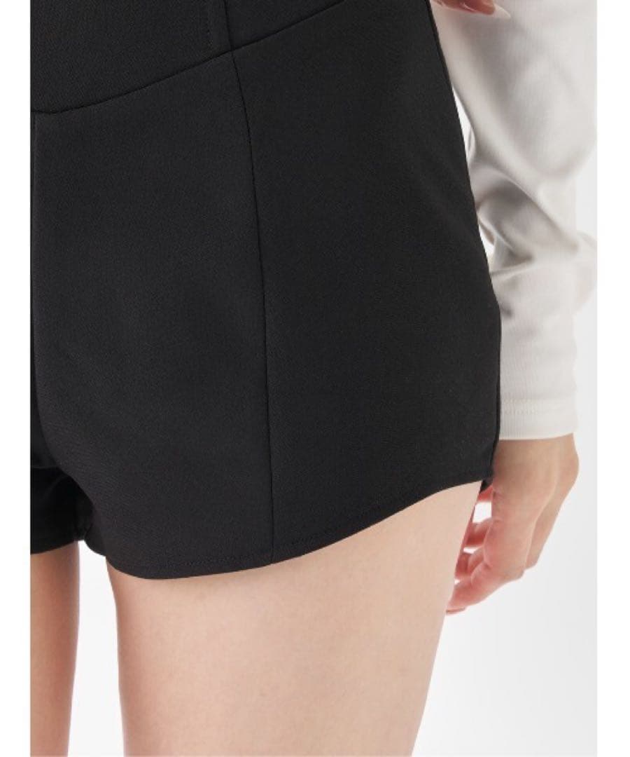 Darich ダーリッチ 美シルエットショートパンツ ブラック FL