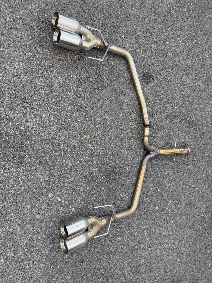 マークX•クラウンスリーキャッツリアストレートマフラー