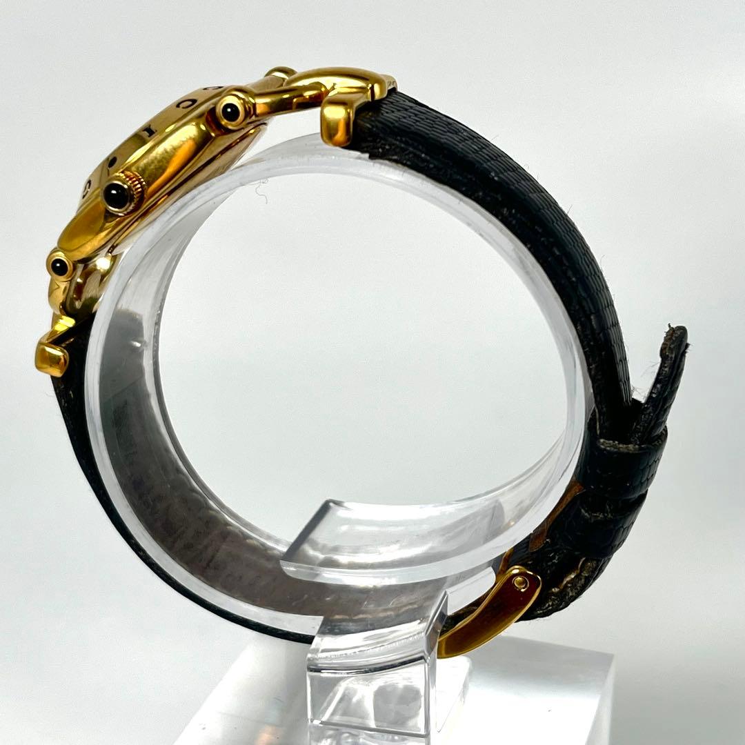 【新品電池/稼働】美品 グッチ 6400L ホースビット 腕時計 付属品あり