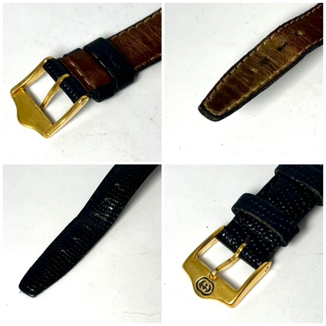 【新品電池/稼働】美品 グッチ 6400L ホースビット 腕時計 付属品あり