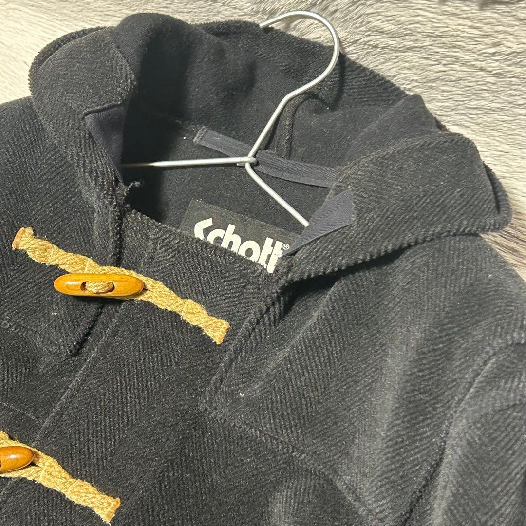 schott ショット　ダッフルコート　ヘリンボーン　Lサイズ　アメリカ製