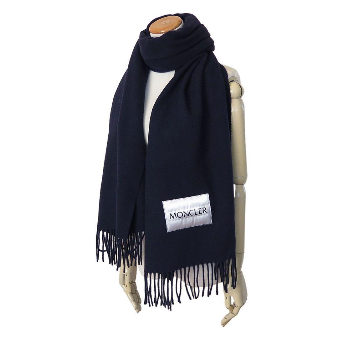 MONCLER モンクレール　マフラー ネイビー