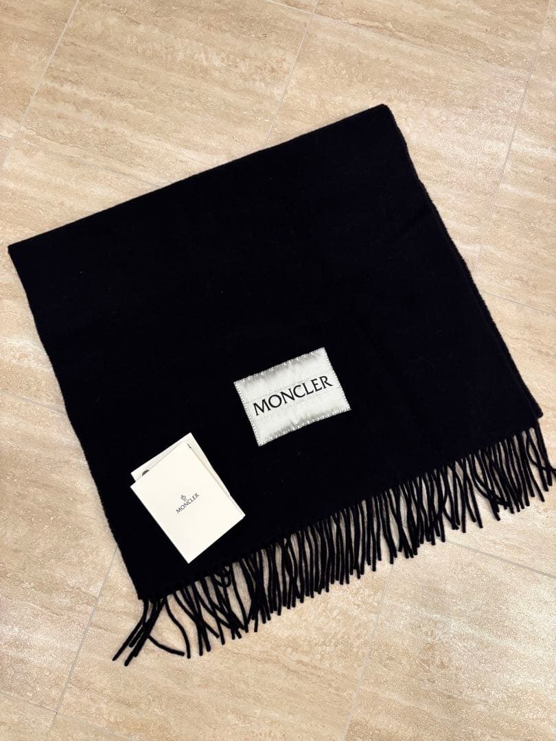 MONCLER モンクレール　マフラー ネイビー