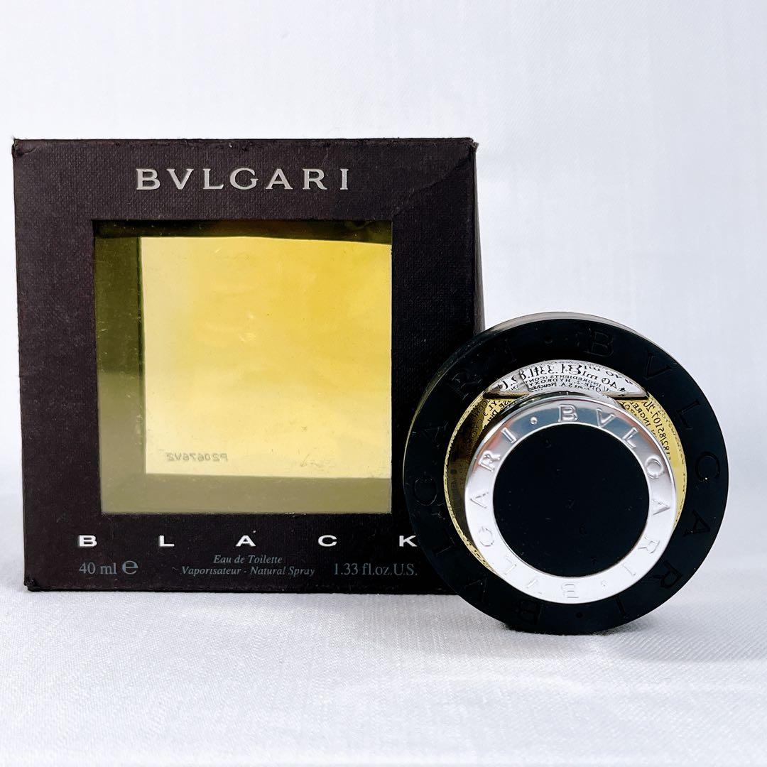 残量約90％以上 ブルガリ ブラック オードトワレ 40ml 香水