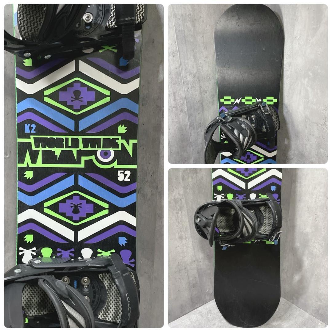 K2 WWW 152cm サロモン バイン S/M スノーボード 2点セット
