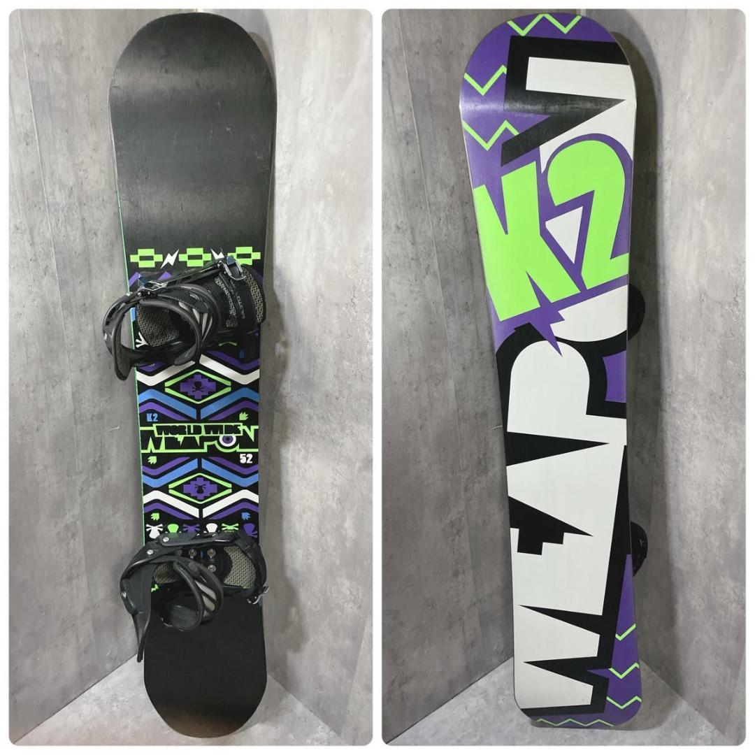 K2 WWW 152cm サロモン バイン S/M スノーボード 2点セット