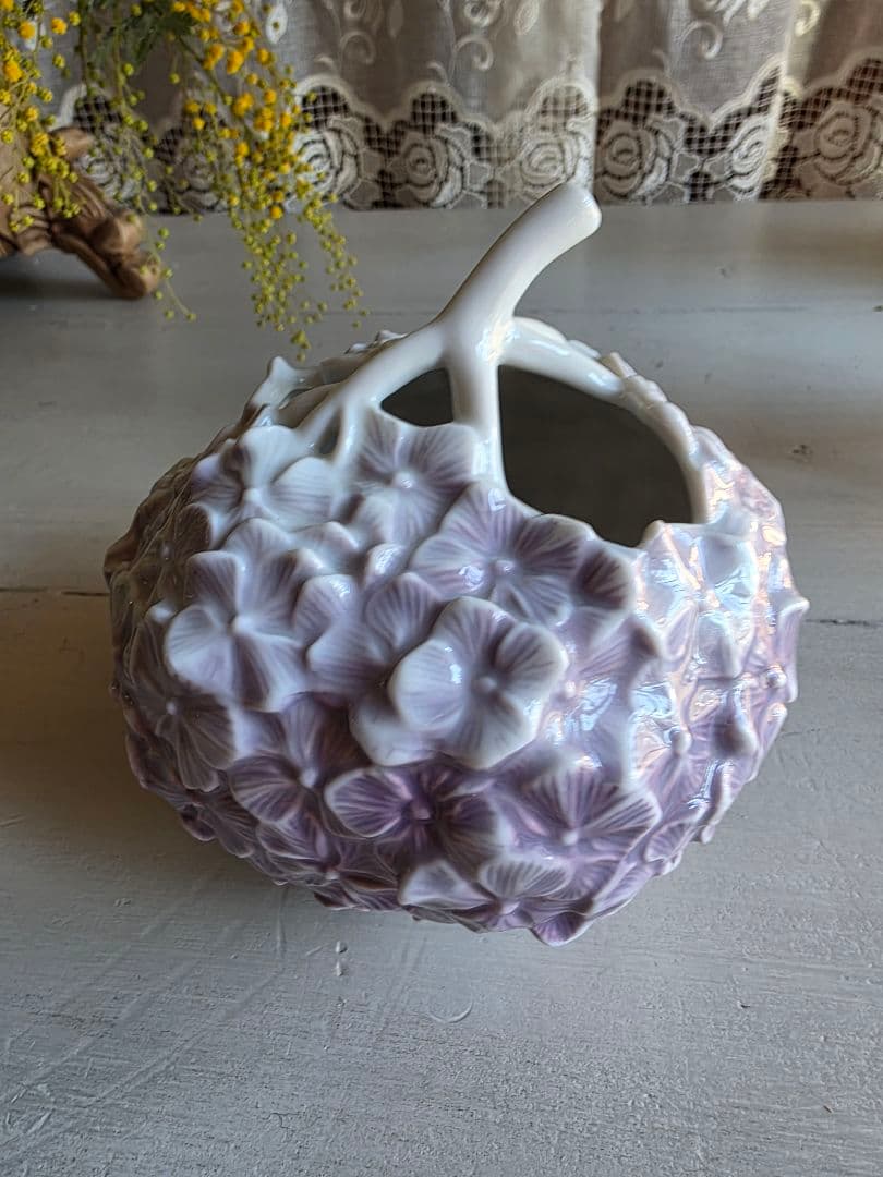   ロイヤルコペンハーゲン 花器　ライラック色