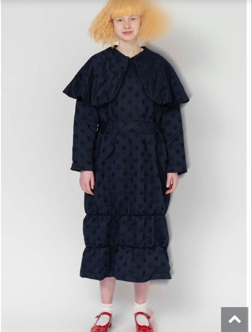 新品未使用タグ付2023FW コムデギャルソンガール ドットワンピース