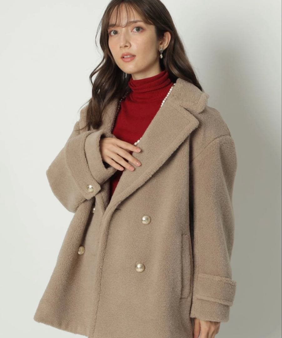 セミコクーンボアPコート S モカ