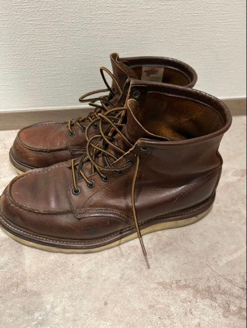【USA製】RED WING 1907 ブーツ 8D茶色　レザー