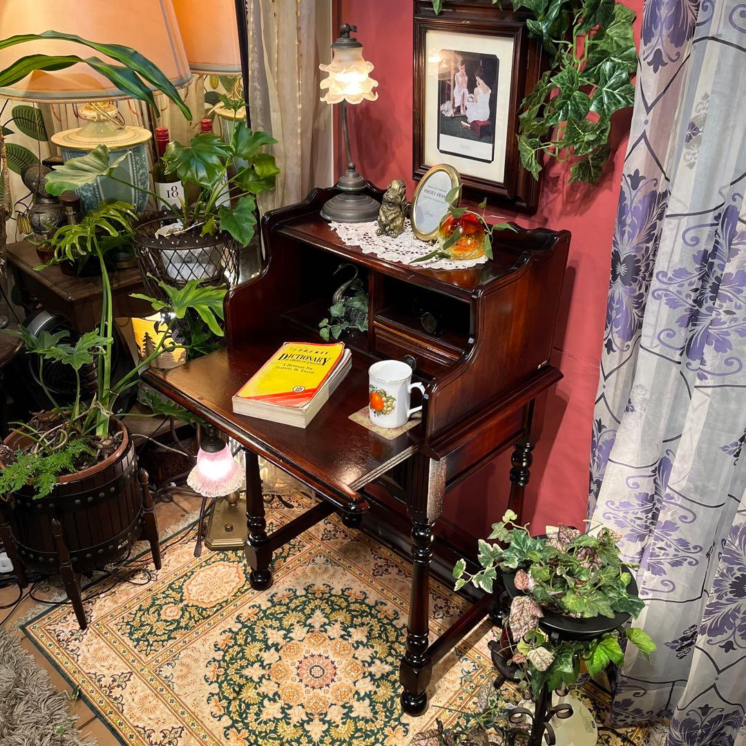 Sale 希少　７０s オールドカリモク　クラシカル　ライティングデスク