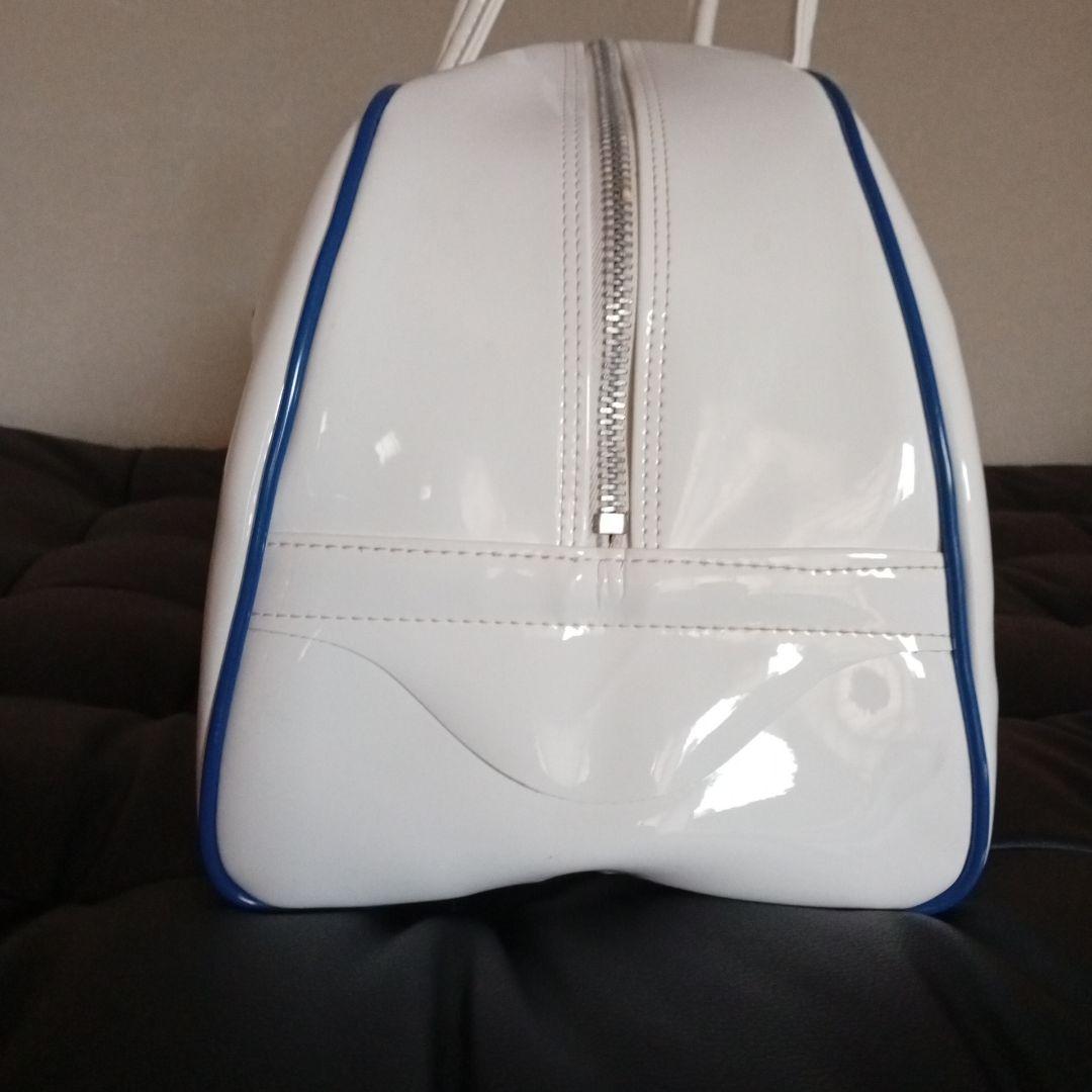 アディダス エナメル ボストンバッグ 美品