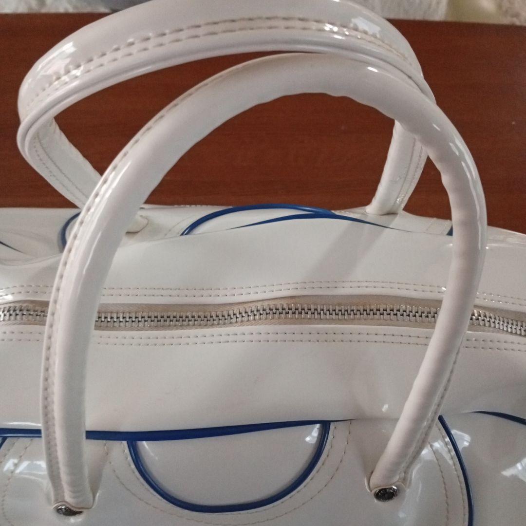 アディダス エナメル ボストンバッグ 美品