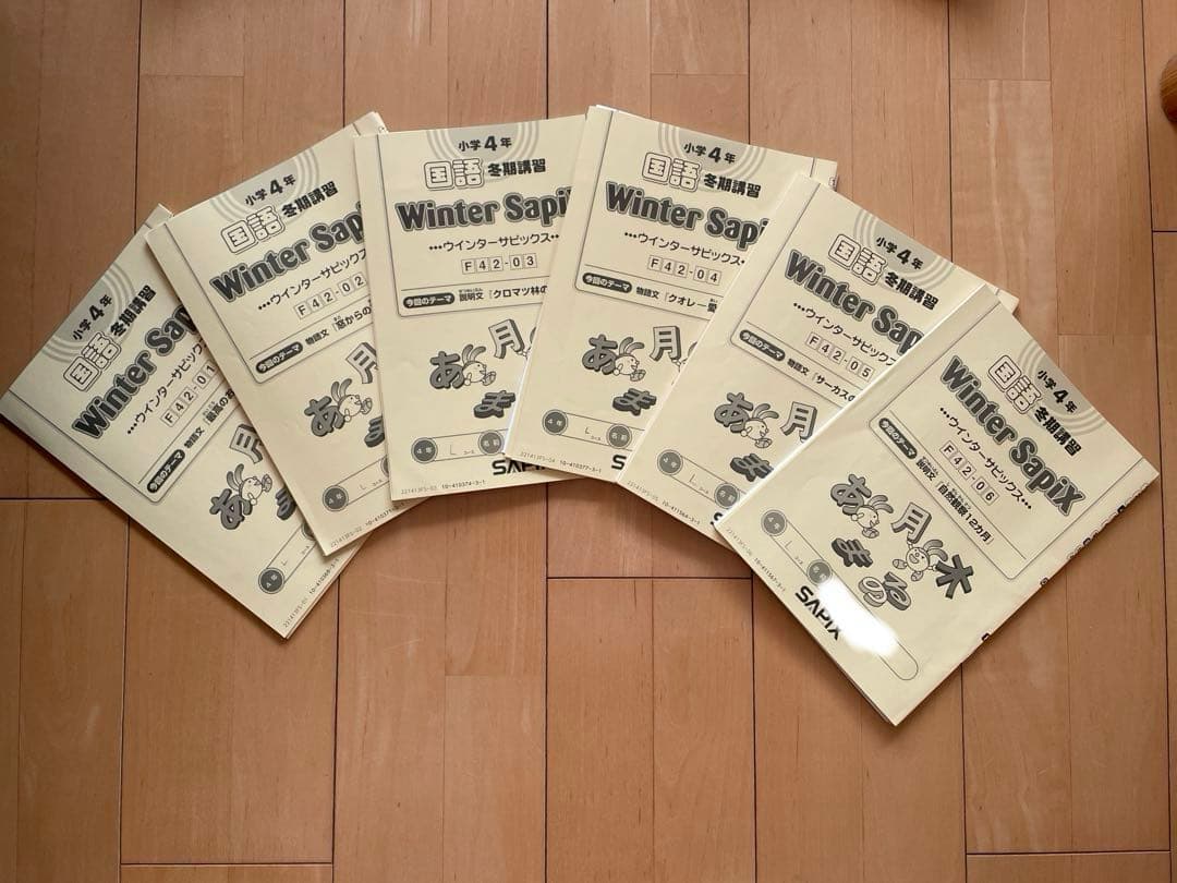 sapix 4年生 ウインターサピックス 冬期講習