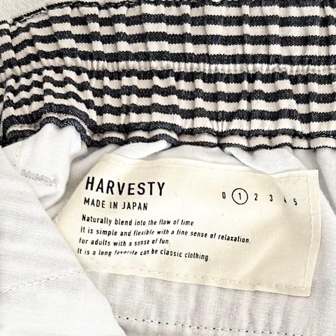 HARVESTY ストライプ ショートパンツ