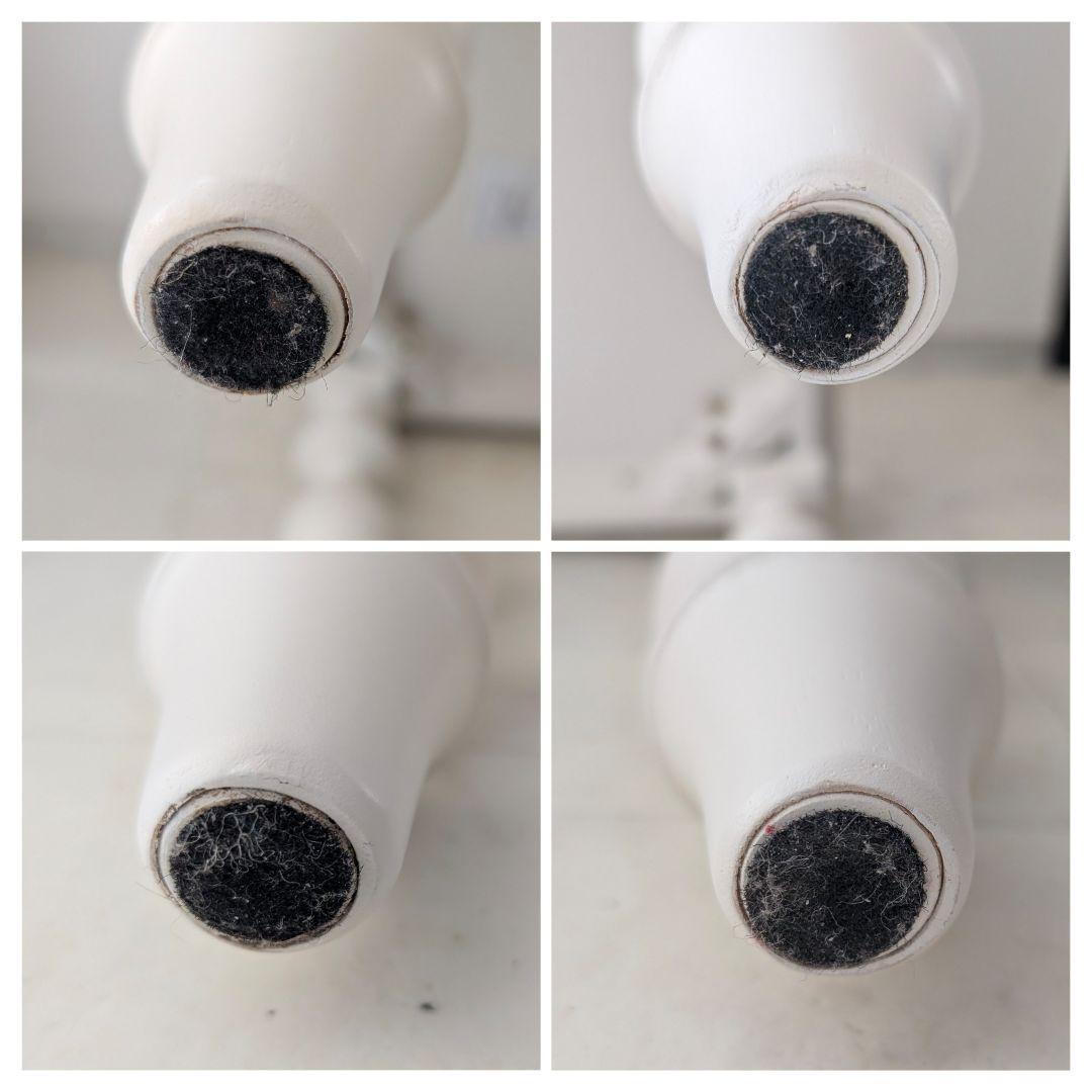 USED フレンチアンティークデザイン ミニ サイドテーブル マットホワイト