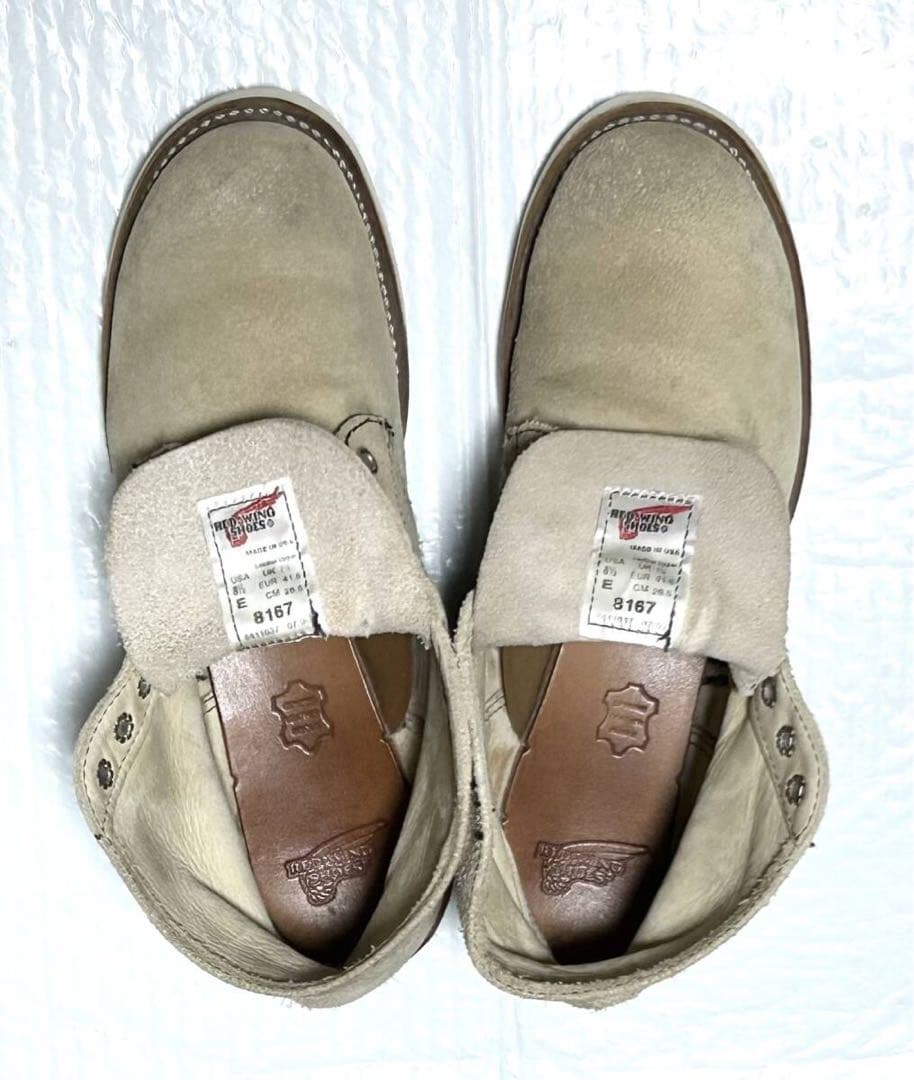 【8.5/E】8167 RED WINGレッドウィング★ハーレー ninja