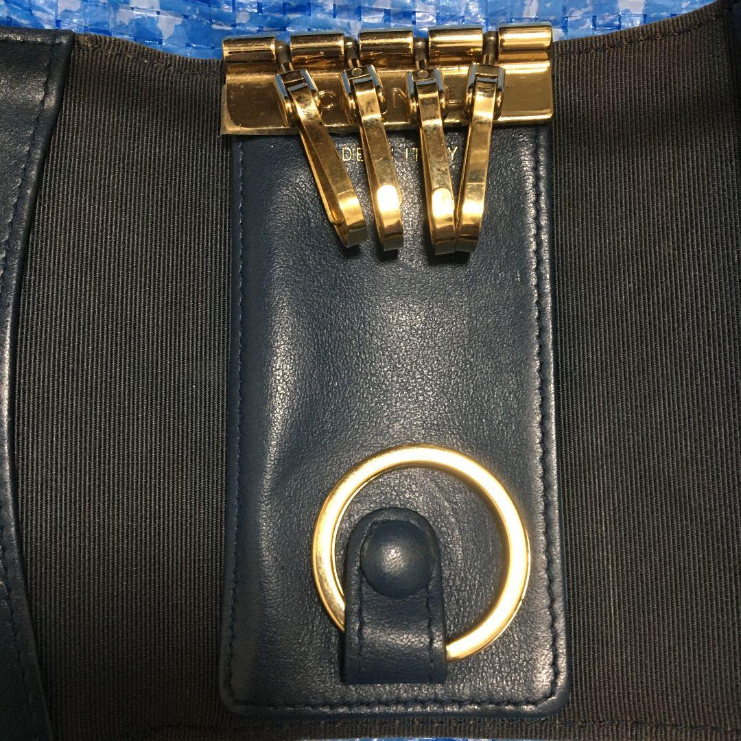 CHANEL シャネル マトラッセ キャビアスキン 4連キーケース
