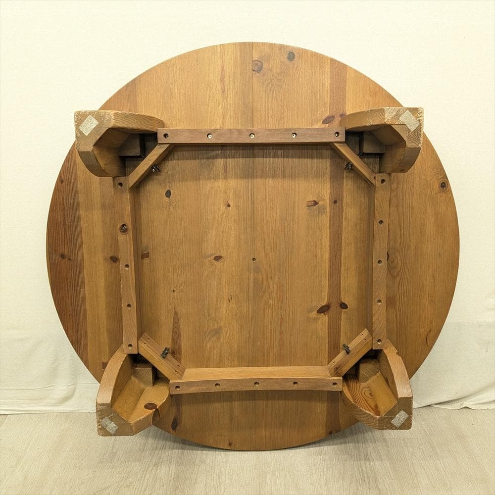 アクタス　パイン材　F1　リビングテーブル　丸テーブル　センターテーブル　座卓