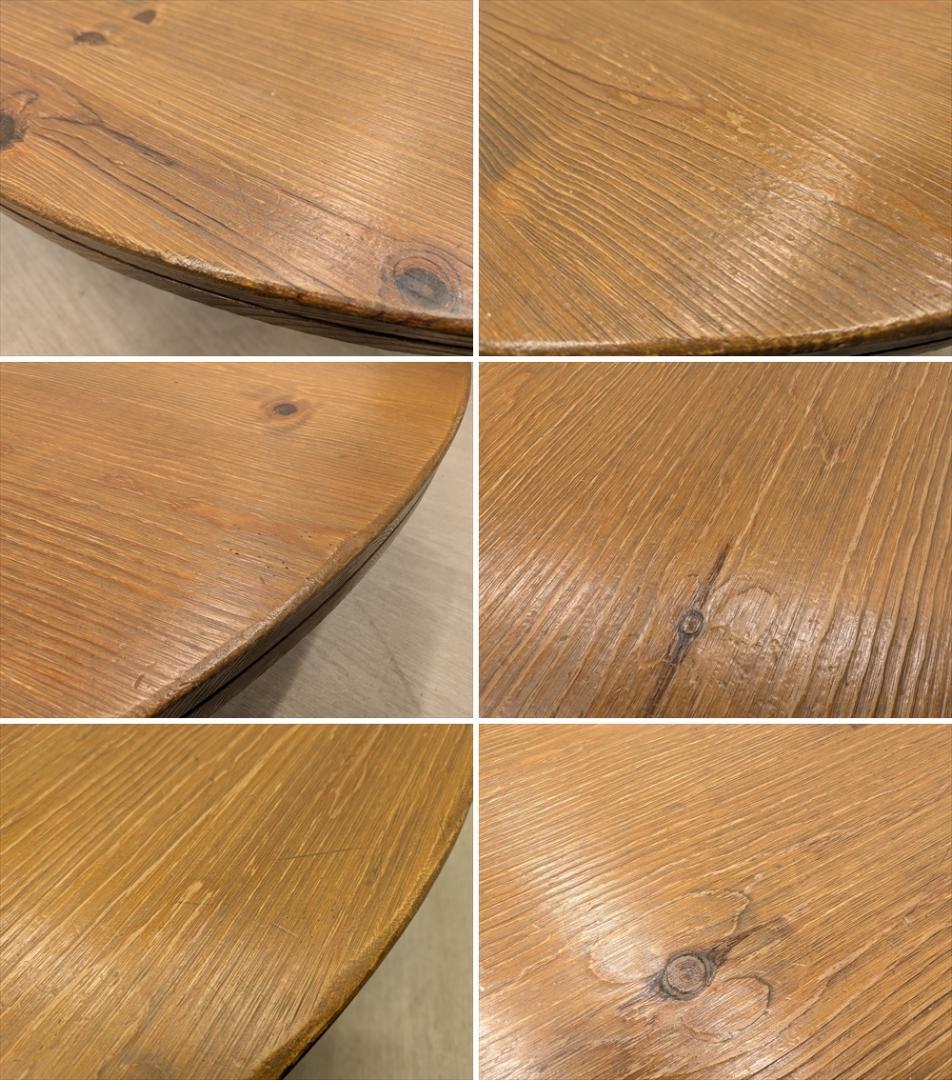 アクタス　パイン材　F1　リビングテーブル　丸テーブル　センターテーブル　座卓