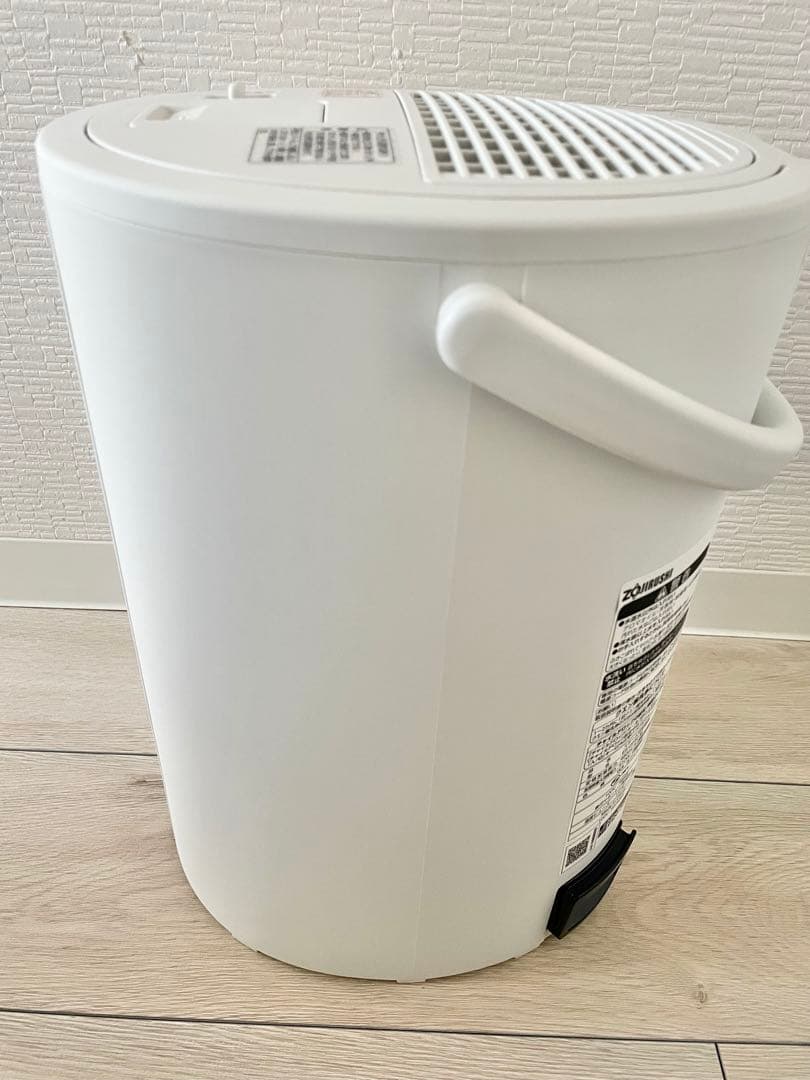 【美品】象印 加湿器 スチーム式 4.0L ホワイト EE-DF50-WA