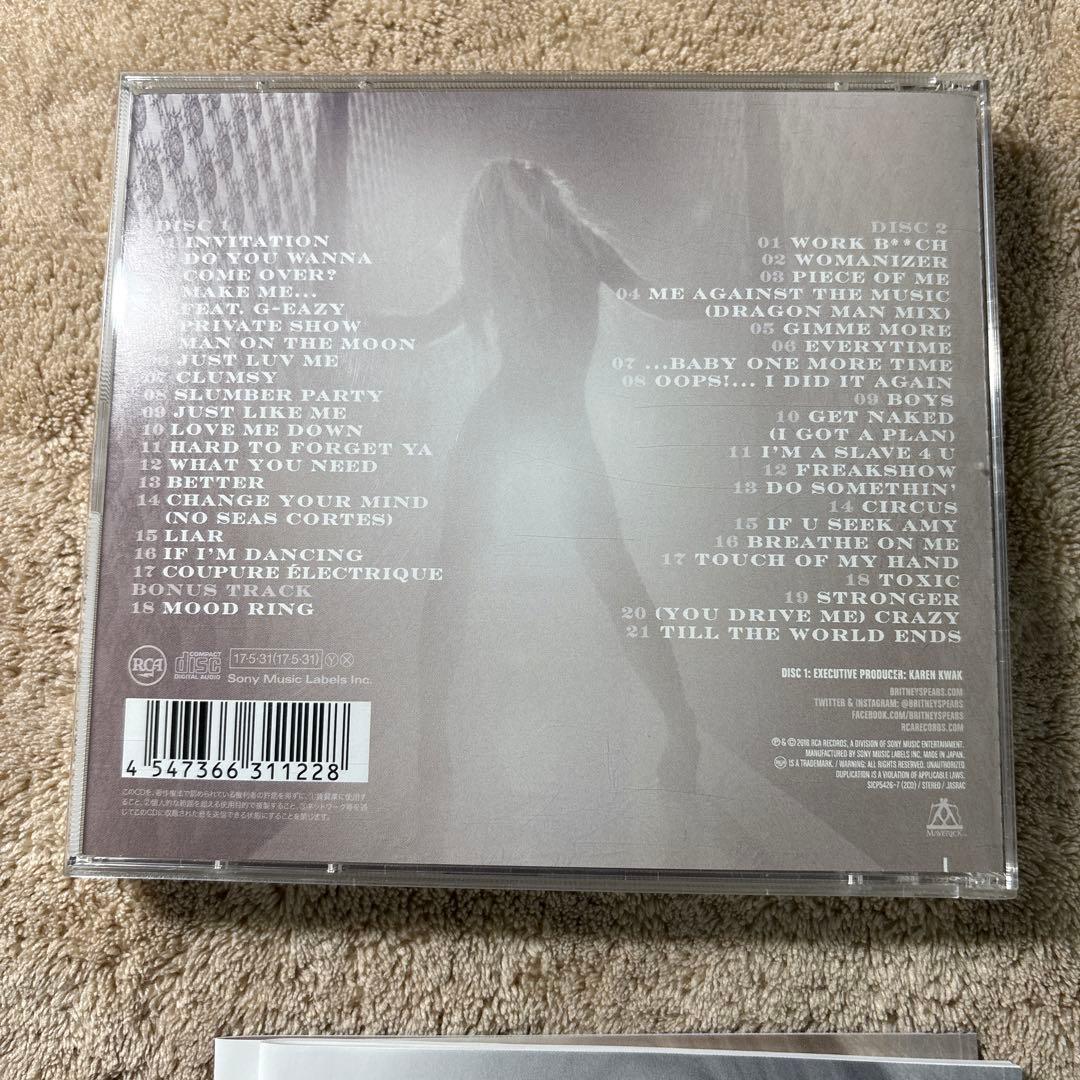 洋楽 Britney Spears Glory Japan Tour Edition