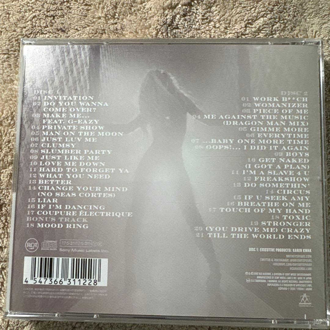 洋楽 Britney Spears Glory Japan Tour Edition