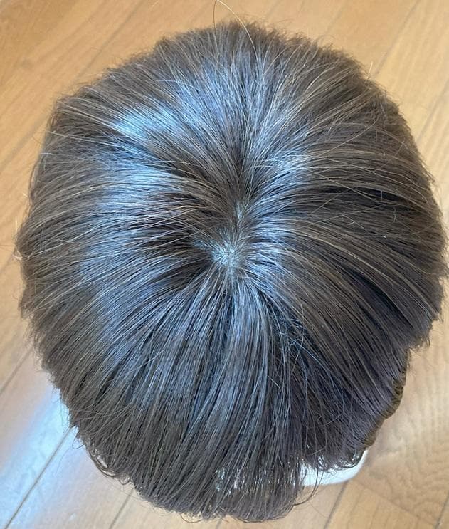 銀座サロン　KAZUE WIG　人毛MIX　フェミニンショート　ダークブラウン