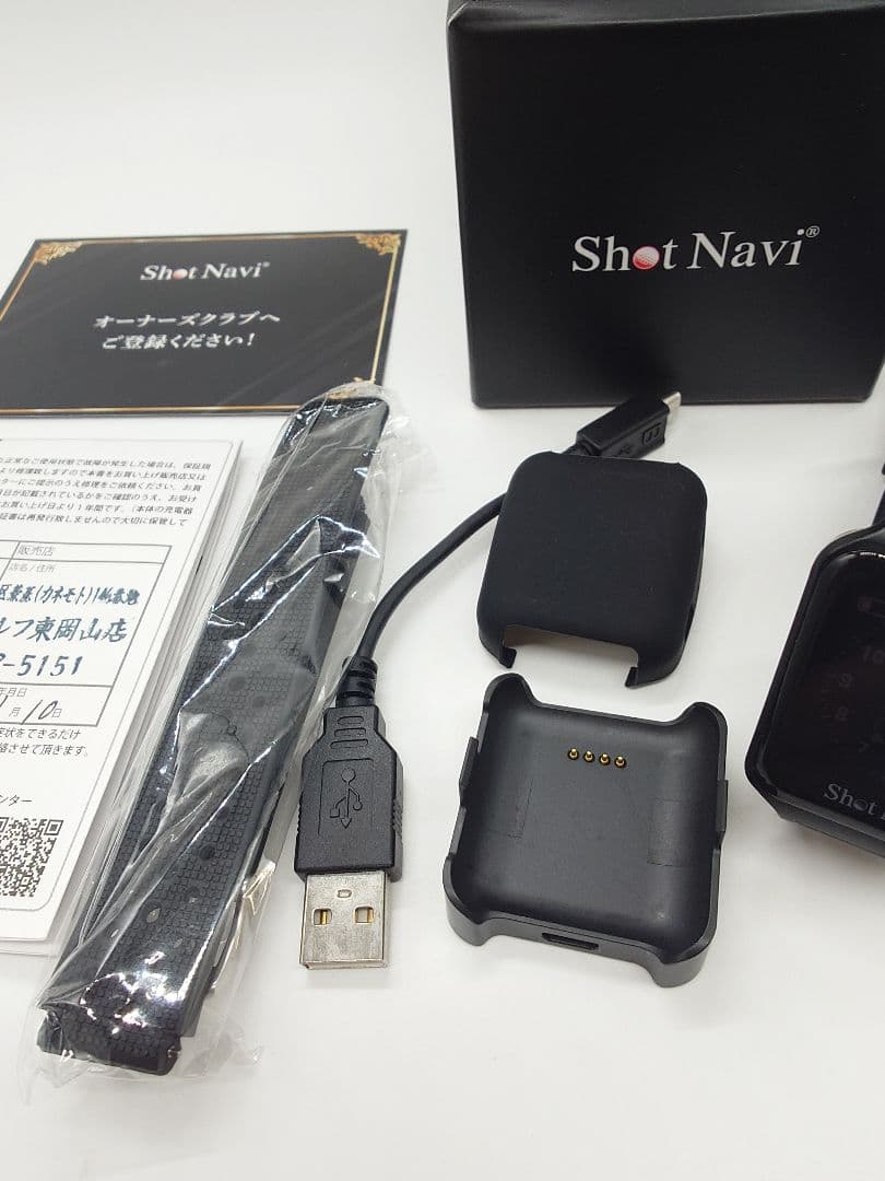 タ*ン様 超美品　Shot Navi AIR EX(ショットナビ) ブラック