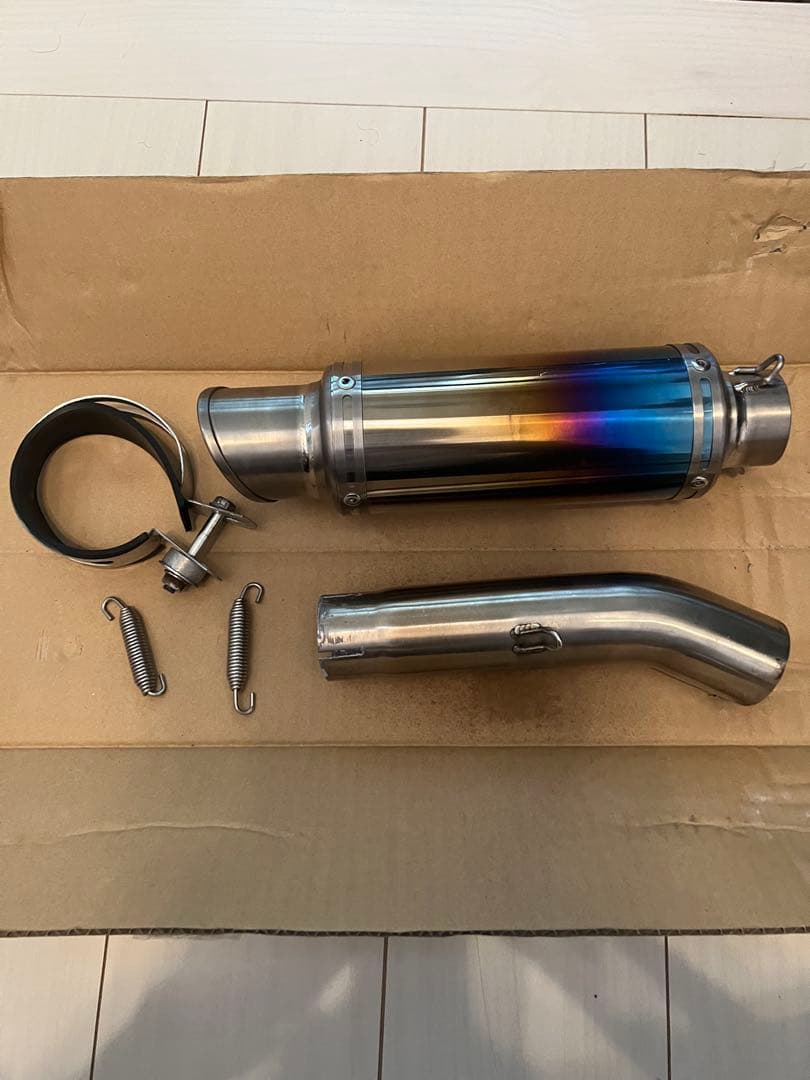 CB400SF NC42 LCI ショートチタン スリップオンマフラー