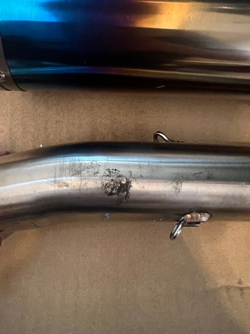 CB400SF NC42 LCI ショートチタン スリップオンマフラー