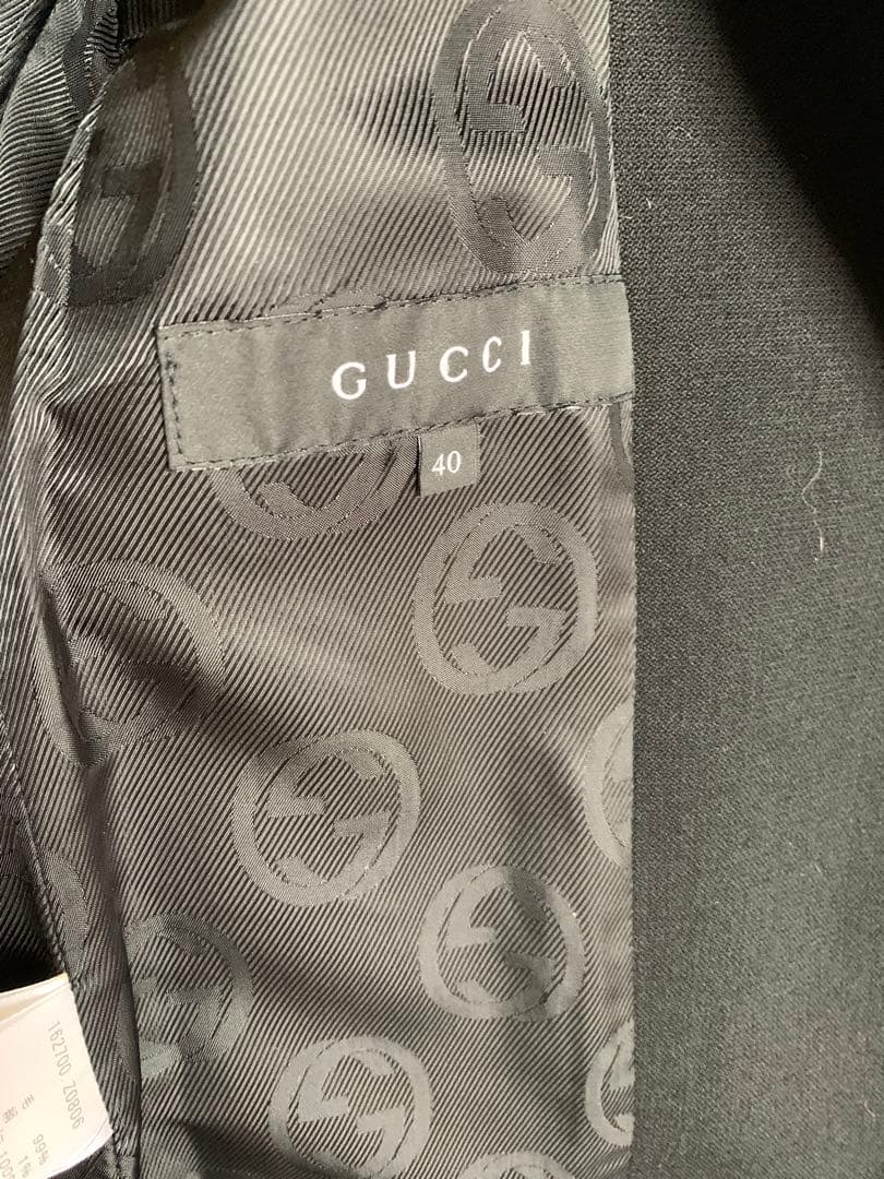 【★きこ★】美品 グッチ GUCCI シルク混 チェスターコート