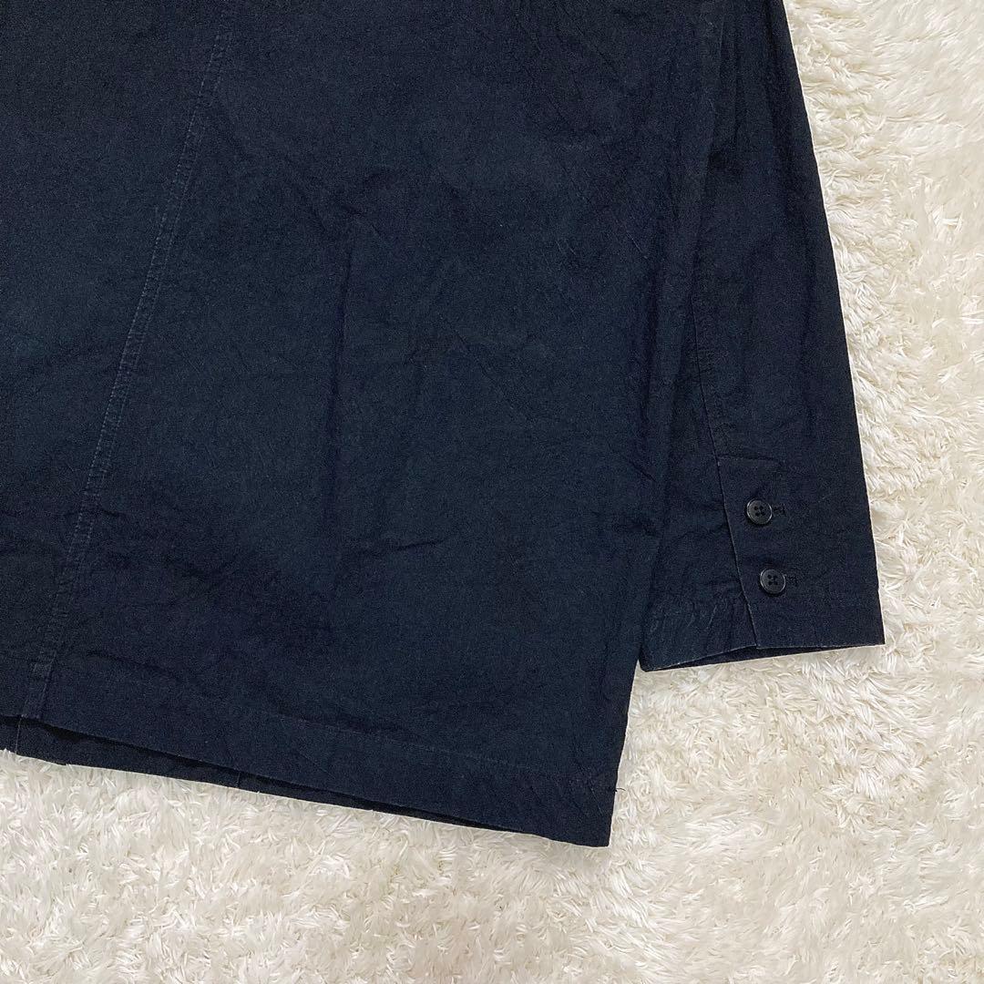 2025 かぐれ コットンテーラードジャケット ユニセックス 黒 2