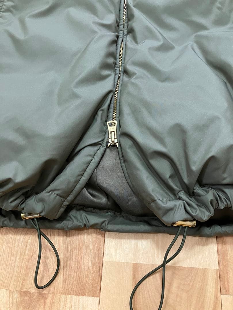 EVERYDAY I LIKE.　中綿ロングベスト　カーキ　ドゥーズイエムクラス