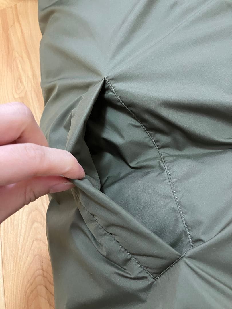 EVERYDAY I LIKE.　中綿ロングベスト　カーキ　ドゥーズイエムクラス