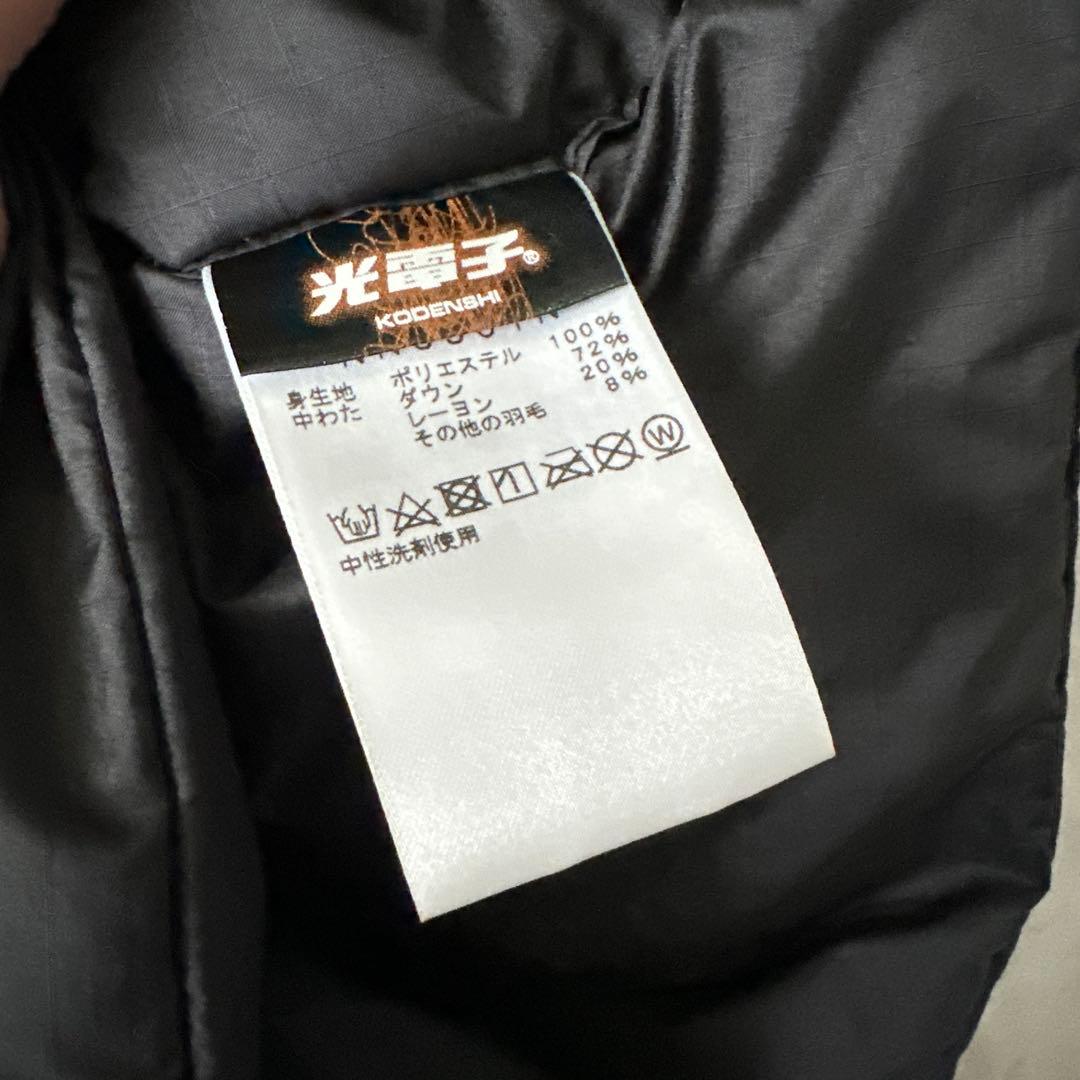 THE NORTH FACE ブラックダウンマフラー