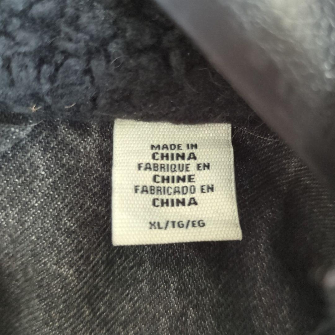 古着　Levi’s リーバイス　ボアジャケット　ブラックデニム　XL