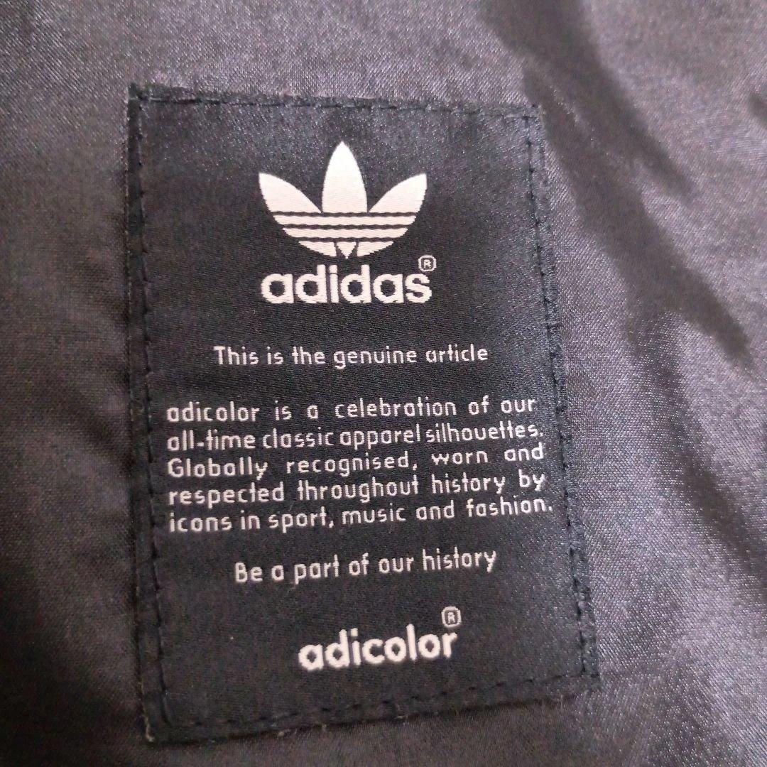 アディダス　トラックジャケットレザー　羊革ラムレザー　アディカラー