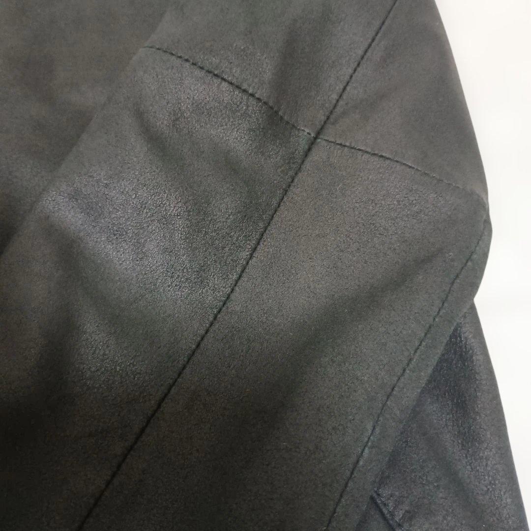 アディダス　トラックジャケットレザー　羊革ラムレザー　アディカラー