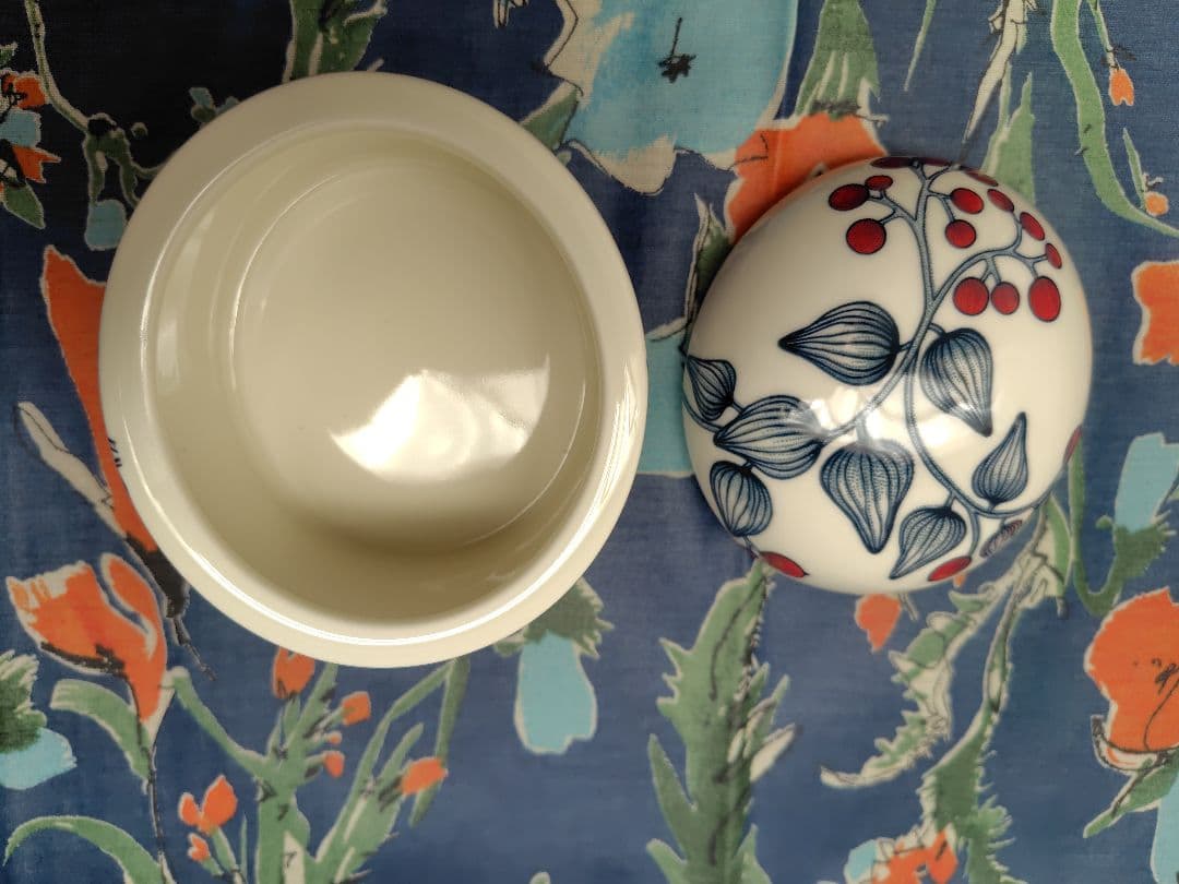 ARABIA　アラビア Runo ルノ フロストベリー 蓋付ジャー