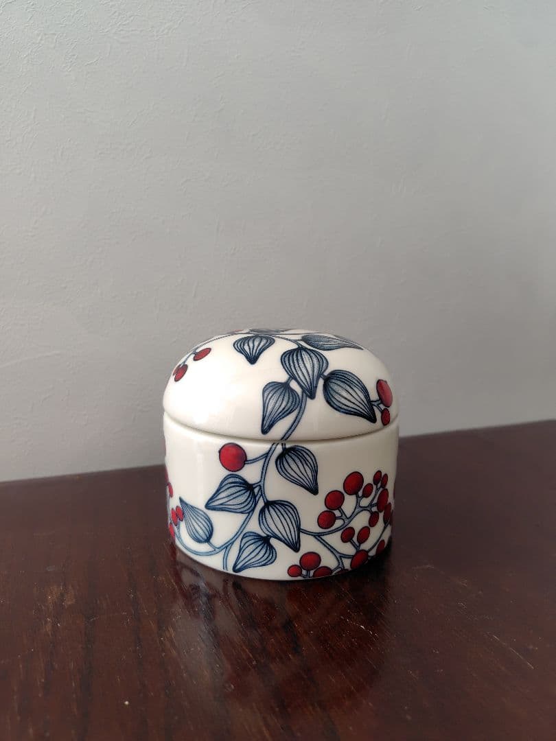 ARABIA　アラビア Runo ルノ フロストベリー 蓋付ジャー